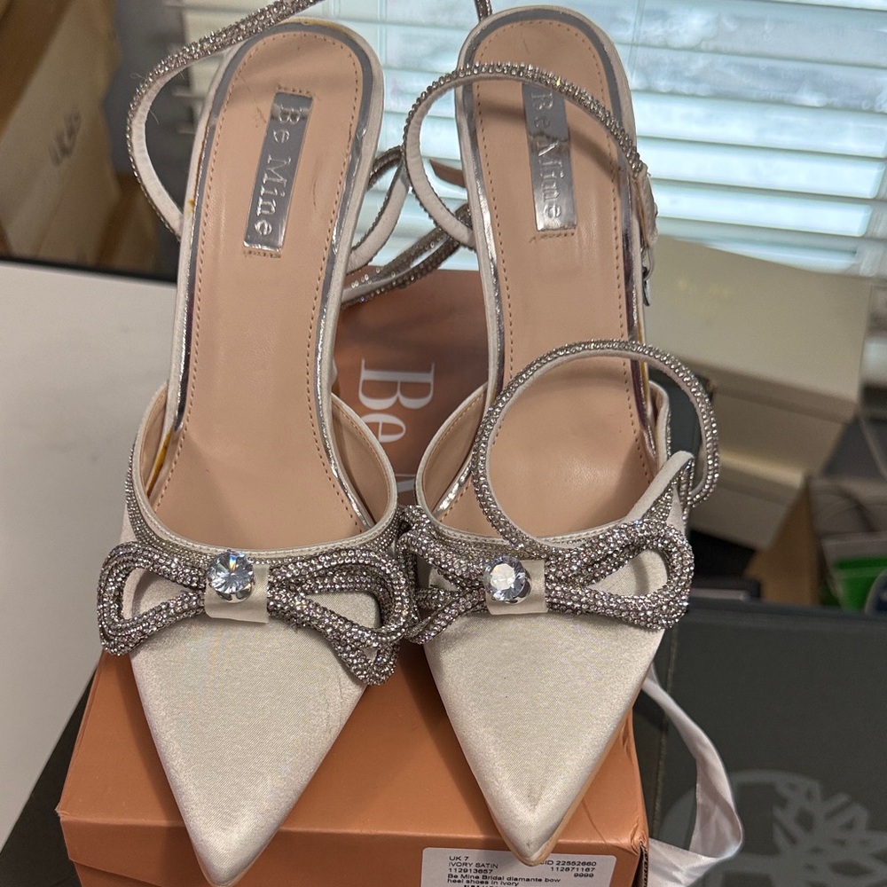mine Glamorous Silver Women's Heels